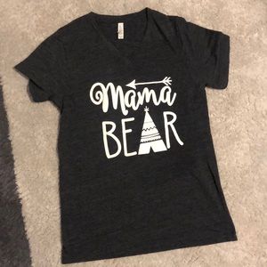 V-Neck TEE - Mama Bear